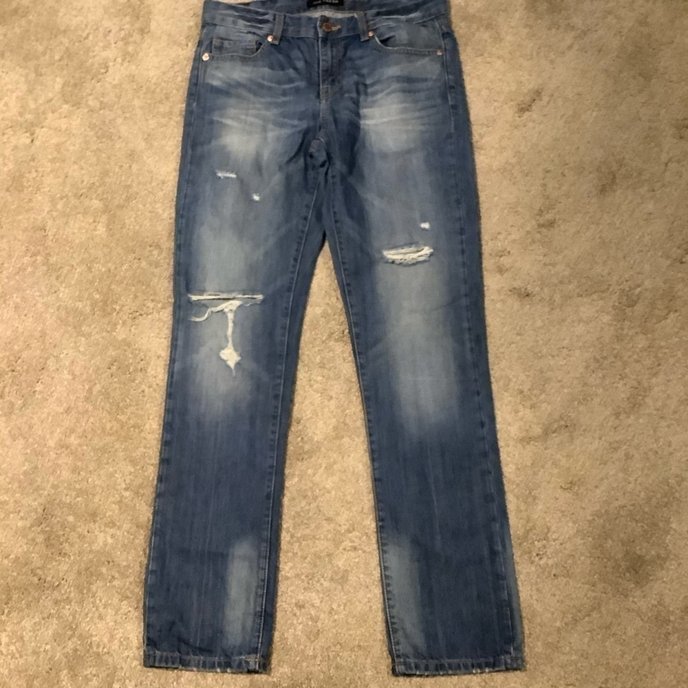 💜3/$30 Distressed Skinny Jean 27(4) blue denim